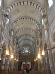Nef de la cathédrale de Vézelay
