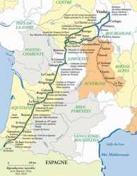 La voie de Vézelay ou Via Lemovicensis