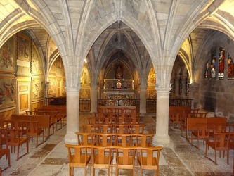 Salle capitulaire de l'abbatiale Saint Sauveur de Figeac