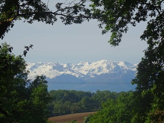 Les Pyrénées en vue