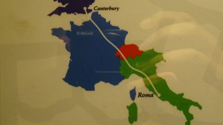 La via Francigena de Canterbury à Rome