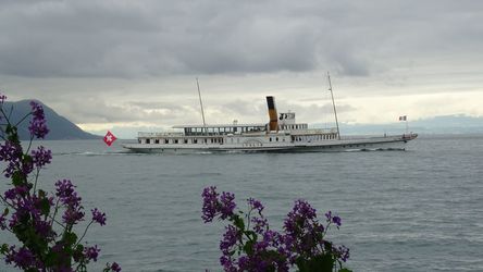 Le Lac Léman vue de Montreux